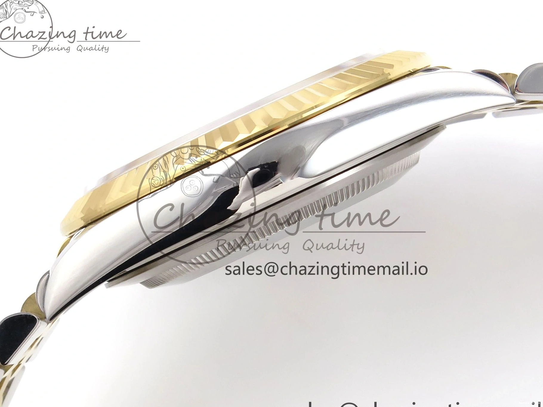 1220 Vibrant DateJust 41 126333 EWEF Best Edition YG Stick Dial on SS YG Jubilee Bracelet A 990